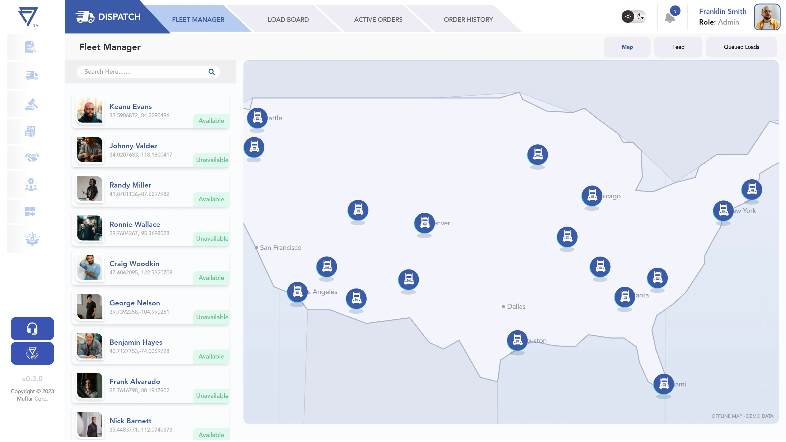 Dispatch console fleet manager